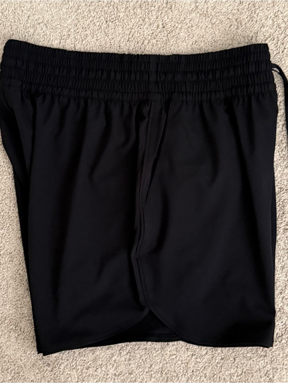 NWT LANDS' END Women L XL 14 16 BOARD SHORTS Swim Surf Beach Panty BLACK - Picture 6 of 8